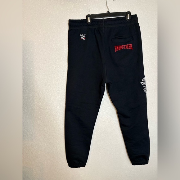 WWE x Shoe Palace The Undertaker Sweatpants Streetwear Thick Material Joggers - Picture 5 of 8